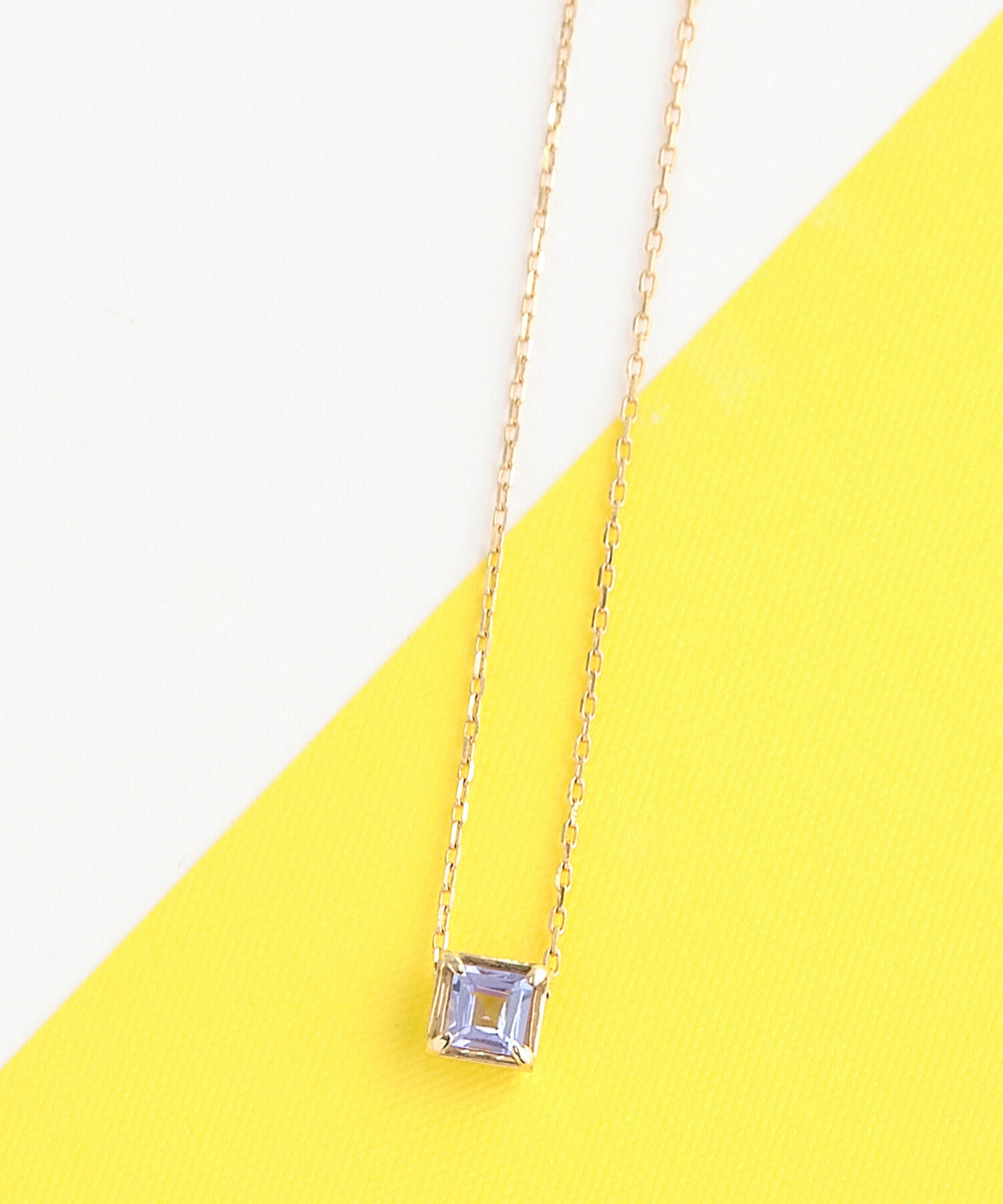 JUPITER「【シリーズ累計販売 4000点突破！】【K10】天然石ネックレス/12月誕生石/タンザナイト」|ネックレス|