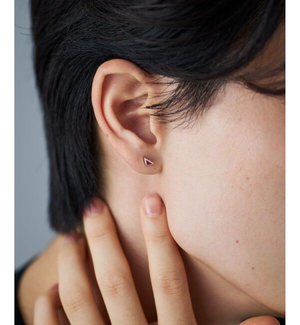 Jouete「[WEB LIMITED] バースデーピアス トライアングル /5月・7月・9月」|ピアス|