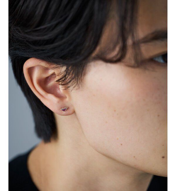 Jouete「[WEB LIMITED] バースデーピアス トライアングル /5月・7月・9月」|ピアス|