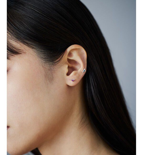 Jouete「[WEB LIMITED] バースデーピアス トライアングル /5月・7月・9月」|ピアス|