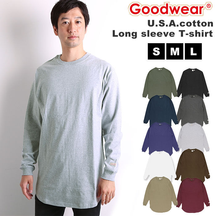 BACKYARD FAMILY「ロンt メンズ ブランド 通販 goodwear 長袖 tシャツ ロングスリーブ グッドウェア」|Tシャツ・カットソー|