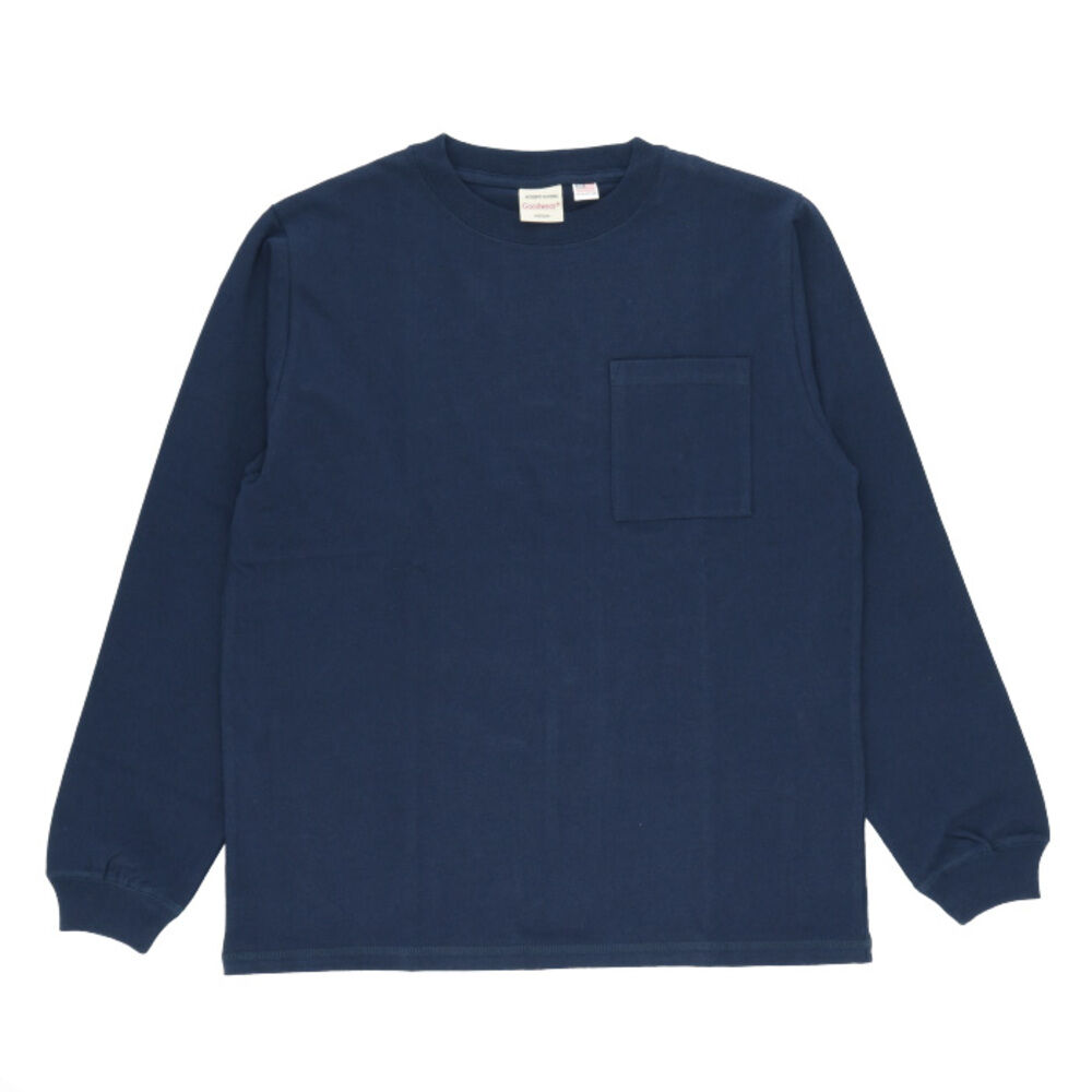 BACKYARD FAMILY「ロンt メンズ ブランド 通販 goodwear 長袖 tシャツ ロングスリーブ グッドウェア」|Tシャツ・カットソー|ブルー1