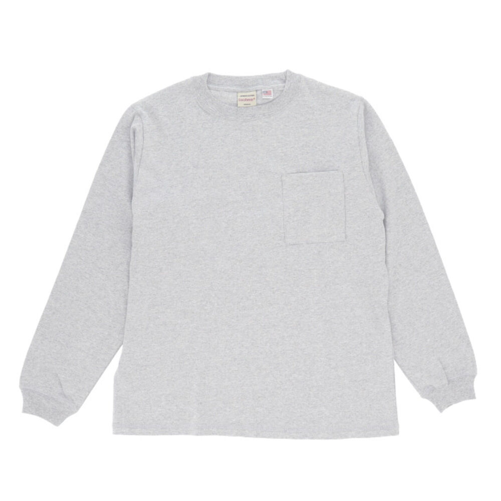 BACKYARD FAMILY「ロンt メンズ ブランド 通販 goodwear 長袖 tシャツ ロングスリーブ グッドウェア」|Tシャツ・カットソー|グレー2