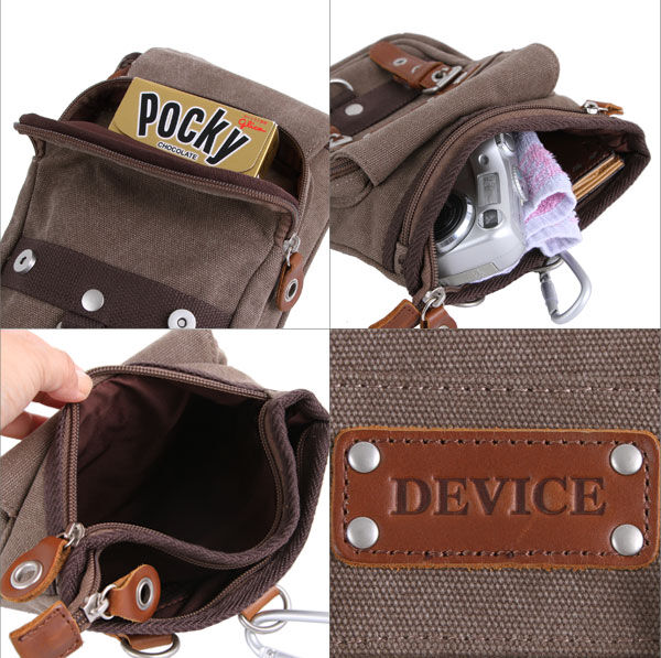 BACKYARD FAMILY「DEVICE 通販 メガ ヒップバッグ バッグ 定番 キャンバス メンズブランド シザーバッグ」|ショルダー・メッセンジャー|