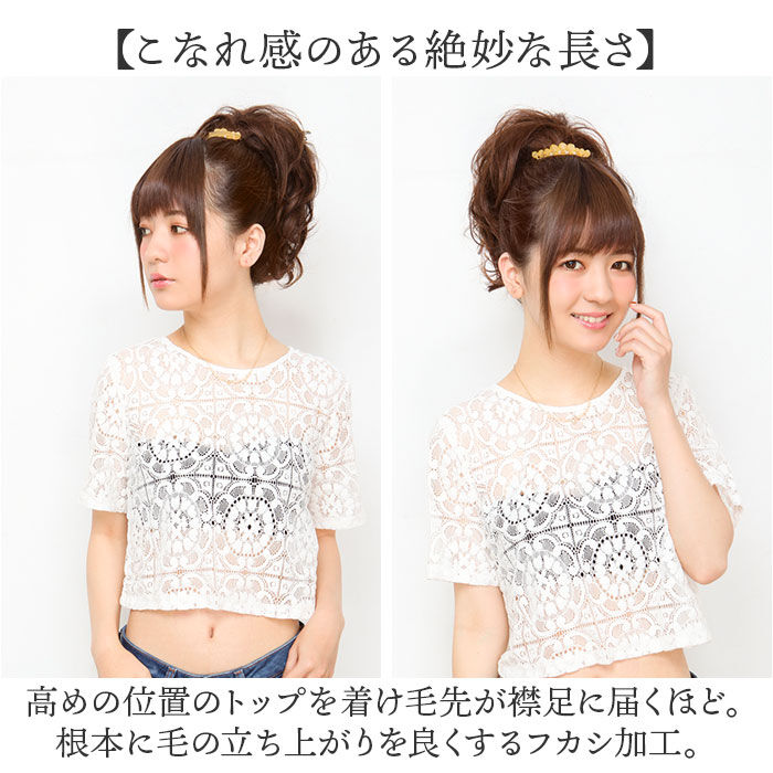 BACKYARD FAMILY「プリシラ prisila ウィッグ ポニーテール AC-85 通販 ストレッチウィッグ」|ヘアスタイリング|