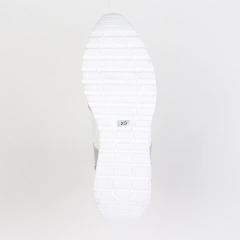 銀座かねまつ「UE260146STEMETLGY4CB 【本革】【防水】アクアベルヒールアップスニーカー」|スニーカー|