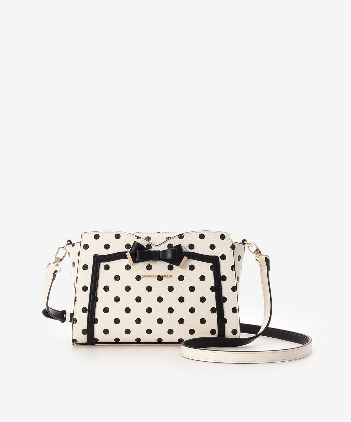 Samantha Vega「ソリッドリボンドットショルダーバッグ」|ショルダー・メッセンジャー|