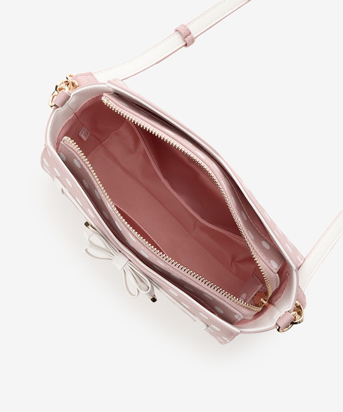 Samantha Vega「ソリッドリボンドットショルダーバッグ」|ショルダー・メッセンジャー|