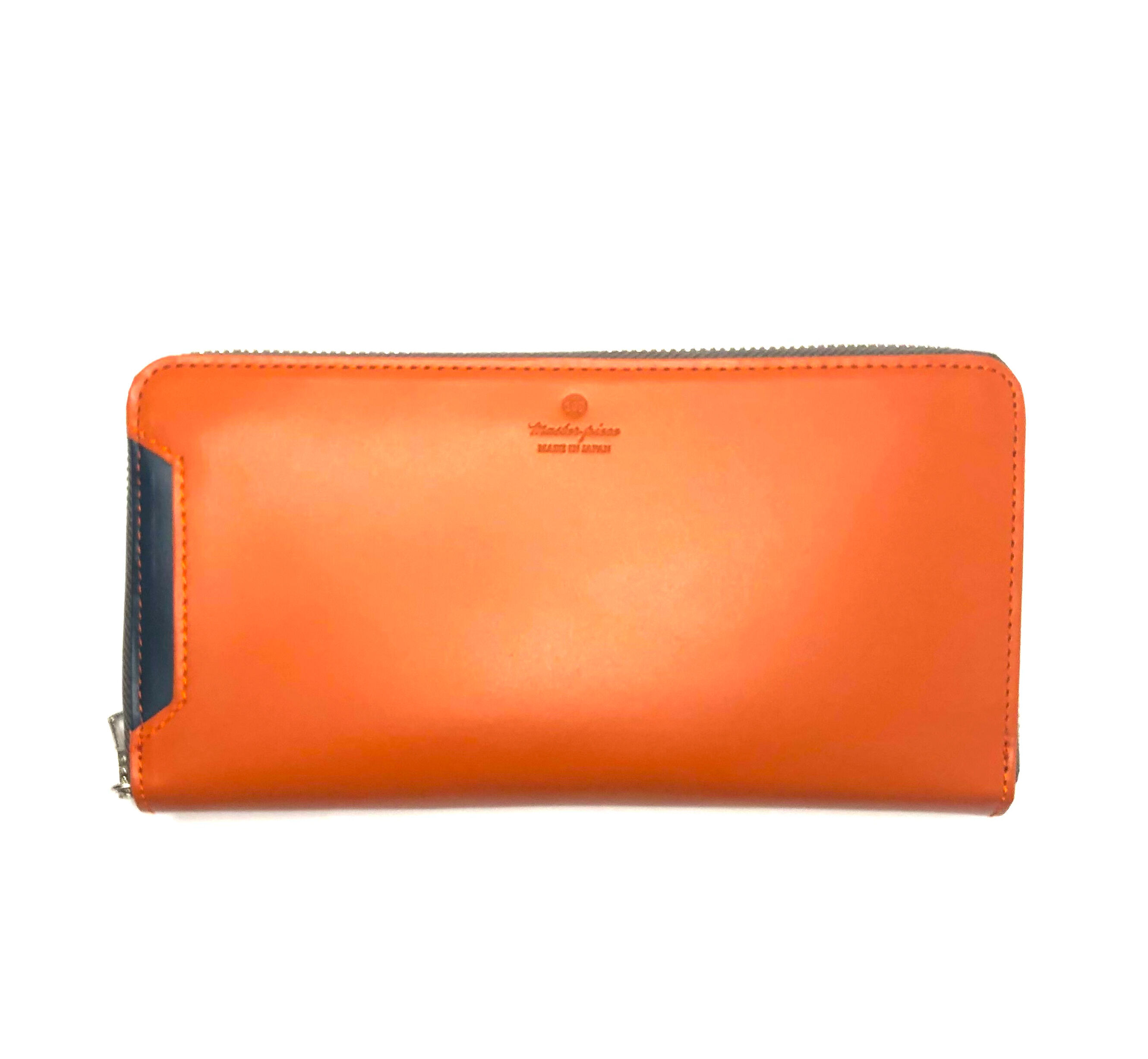 master-piece「Notch ラウンドファスナーウォレット」|財布|オレンジ