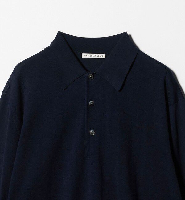 UNITED ARROWS「コットン ハイゲージ  ニットポロシャツ」|ニット・セーター|