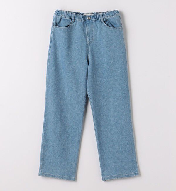 UNITED ARROWS green label relaxing「ストレッチデニム ストレートパンツ / キッズ  100cm-160cm - ストレッチ -」|デニム|