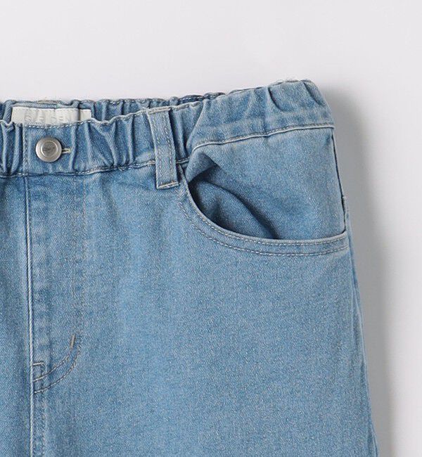 UNITED ARROWS green label relaxing「ストレッチデニム ストレートパンツ / キッズ  100cm-160cm - ストレッチ -」|デニム|