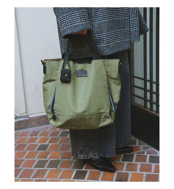 Ray BEAMS 「toleur / ポリエステル 2way トートバッグ」|トートバッグ|OLIVE
