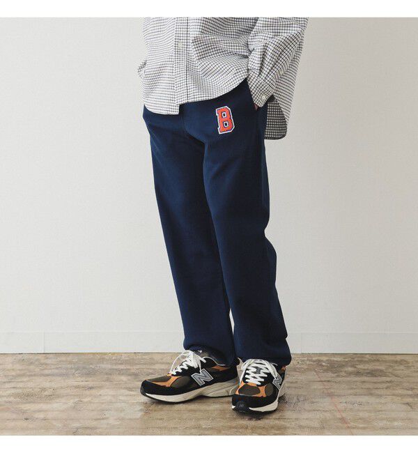 BEAMS「Bロゴ スウェットパンツ」|その他|NAVY