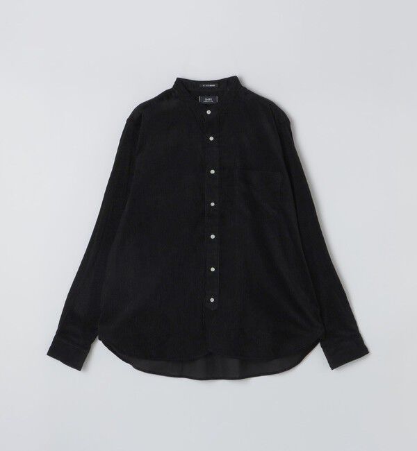 SHIPS「【SHIPS別注】IKE BEHAR: ワイドコーデュロイ バンドカラーシャツ」|シャツ・ブラウス|