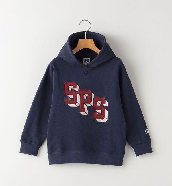 SHIPS KIDS「【SHIPS KIDS別注】RUSSELL ATHLETIC:100～130cm / パーカー」|パーカー|ネイビー
