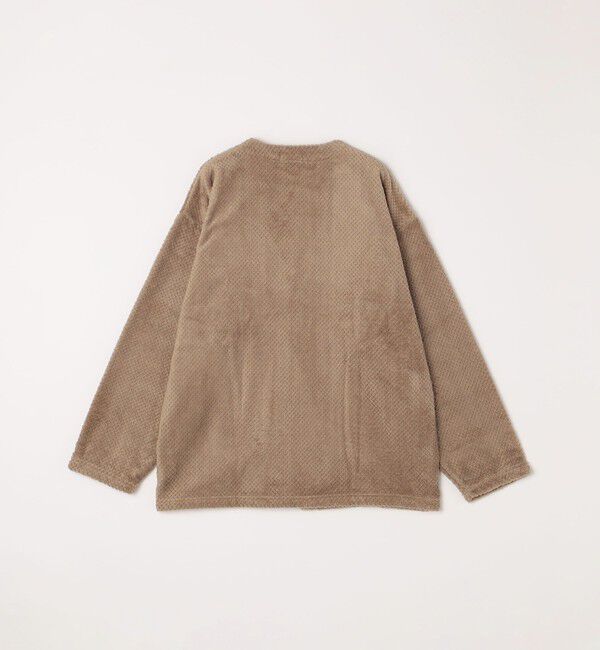 SHIPS any「【WEB限定】SHIPS any: パイナップル フリース 1ボタン Vネック カーディガン◇」|カーディガン|