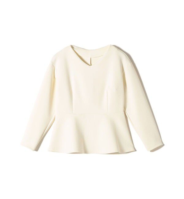 SHIPS for women「〈手洗い可能〉ストレッチ ダンボール ブラウス（セットアップ対応）」|シャツ・ブラウス|