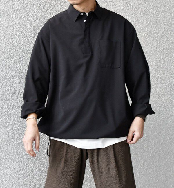 SHIPS any「SHIPS any:〈吸水速乾〉Rapidry スキッパー プルオーバー シャツ(セットアップ対応)◇」|シャツ・ブラウス|