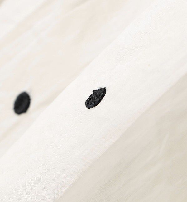 SHIPS Colors 「SHIPS Colors:〈手洗い可能〉コットンオーガンジー ドット エンブロイダリー キャミソール」|キャミソール|