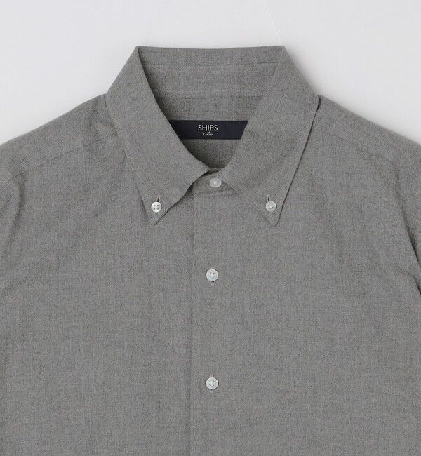 SHIPS Colors 「SHIPS Colors:ボタンダウン ソリッド ネルシャツ」|シャツ・ブラウス|