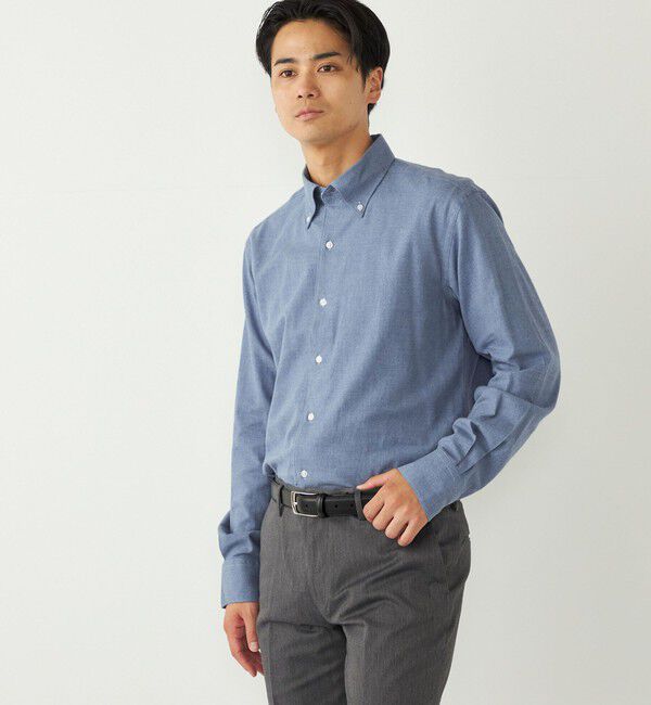SHIPS Colors 「SHIPS Colors:ボタンダウン ソリッド ネルシャツ」|シャツ・ブラウス|