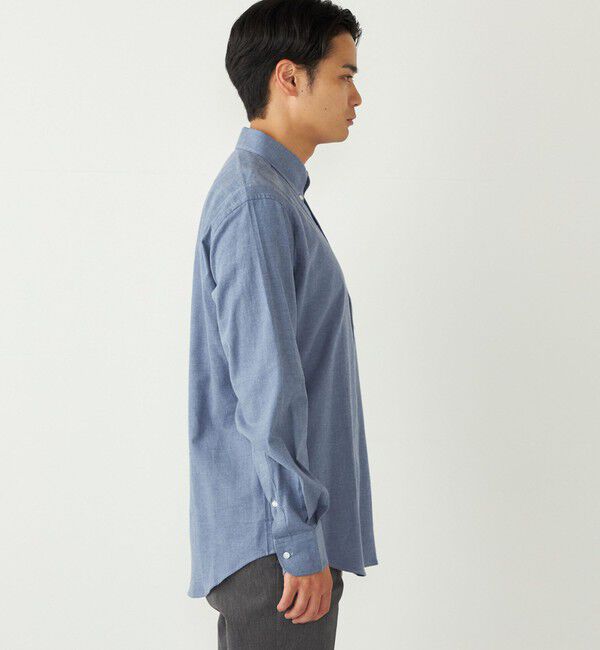 SHIPS Colors 「SHIPS Colors:ボタンダウン ソリッド ネルシャツ」|シャツ・ブラウス|