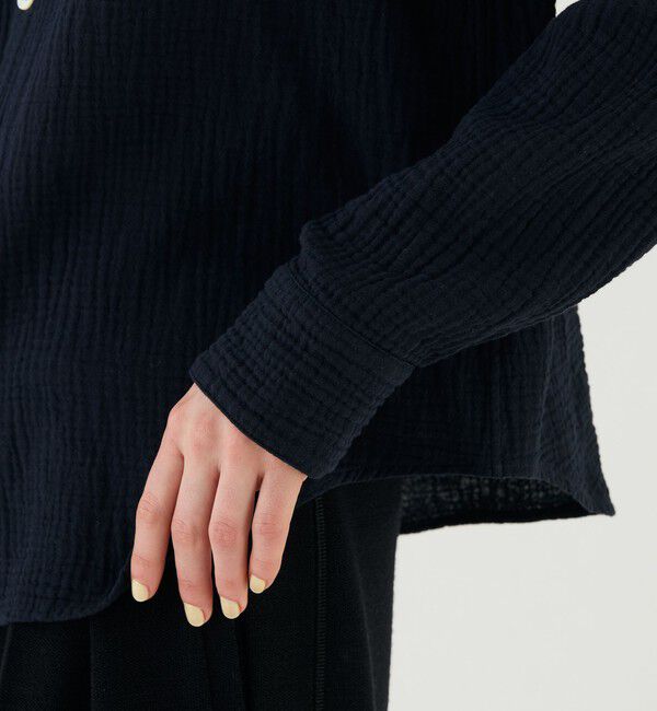 GALERIE VIE「ダブルガーゼ コンパクトボーイズシャツ」|シャツ・ブラウス|