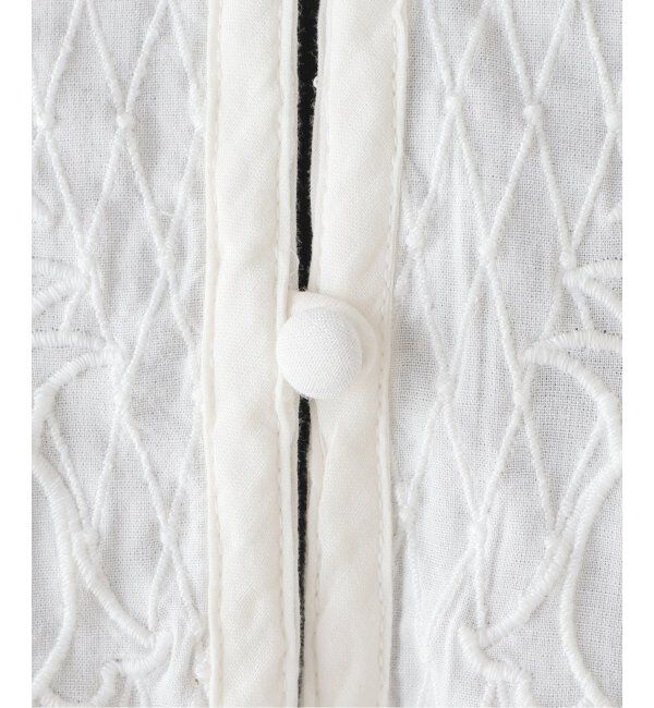 IENA LA BOUCLE「《追加》IENA LA BOUCLE ピンタック刺繍ブラウス2」|シャツ・ブラウス|