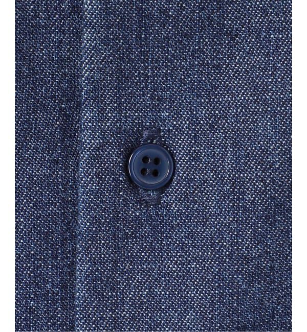 SLOBE IENA「フェザーデニムビッグボウタイシャツ」|シャツ・ブラウス|