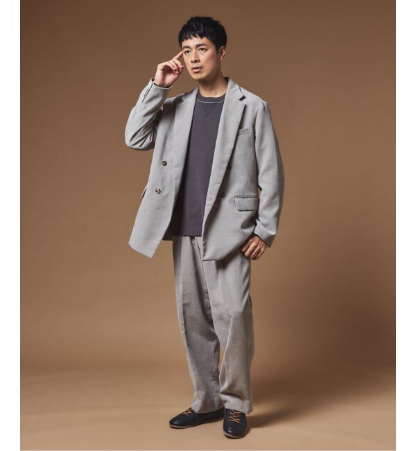 EDIFICE「"MULTI FUNCTION" コーデュロイ イージー スラックス」|スラックス|