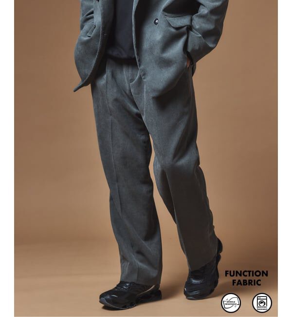 EDIFICE「"MULTI FUNCTION" コーデュロイ イージー スラックス」|スラックス|グレー