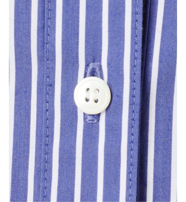 JOURNAL STANDARD relume「《追加》ハイカウントストライプスタンドカラー2way」|シャツ・ブラウス|