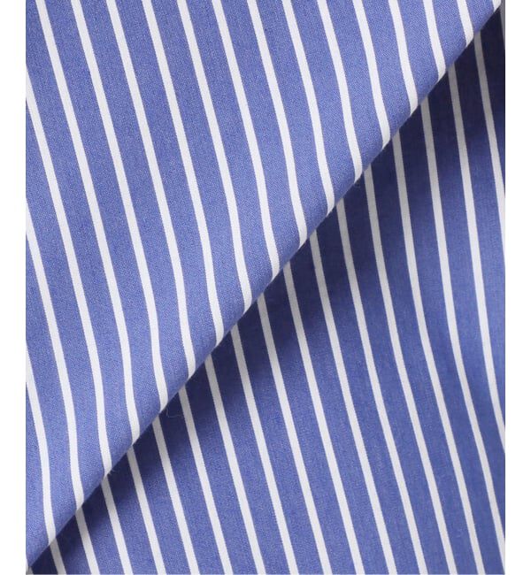JOURNAL STANDARD relume「《追加》ハイカウントストライプスタンドカラー2way」|シャツ・ブラウス|