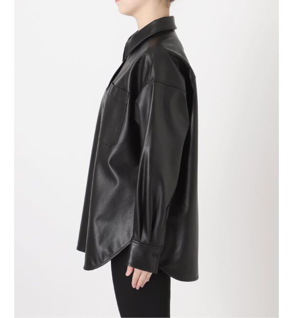 JOURNAL STANDARD「ウォッシャブルフェイクレザーシャツ」|シャツ・ブラウス|