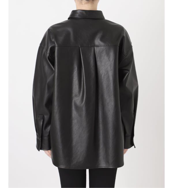 JOURNAL STANDARD「ウォッシャブルフェイクレザーシャツ」|シャツ・ブラウス|