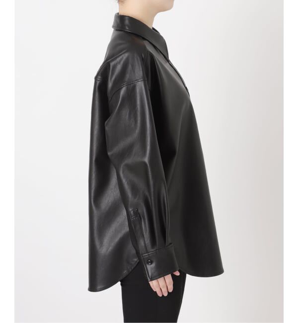 JOURNAL STANDARD「ウォッシャブルフェイクレザーシャツ」|シャツ・ブラウス|