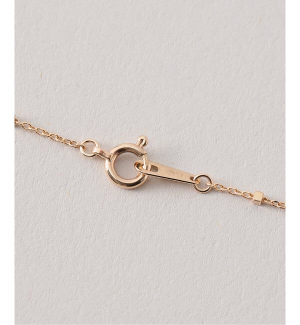 Lilas by Spick&Span「グリッターチェーン40cmネックレス K10」|ネックレス|