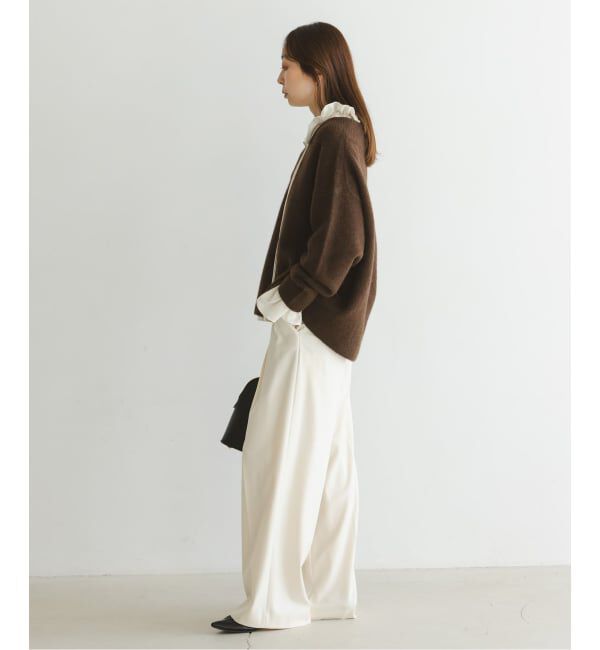 NOBLE「2WAYストリングスラッフルロングスリーブブラウス」|シャツ・ブラウス|