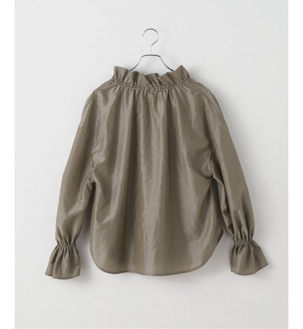 NOBLE「2WAYストリングスラッフルロングスリーブブラウス」|シャツ・ブラウス|