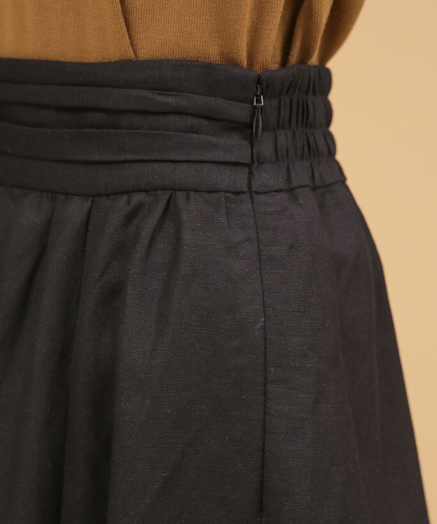 nano･universe「LB.03/リネンブレンドギャザーフレアスカート（セットアップ可）」|スカート|