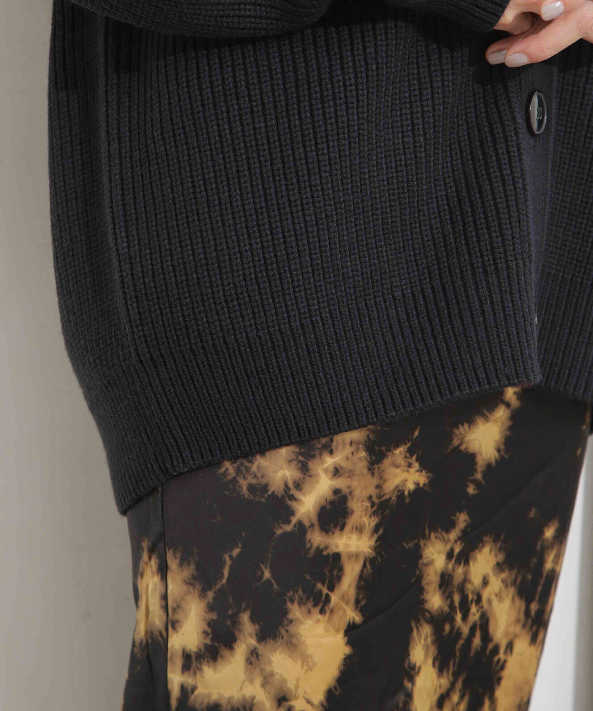 nano･universe「畦編Vネックカーディガン」|ニット・セーター|