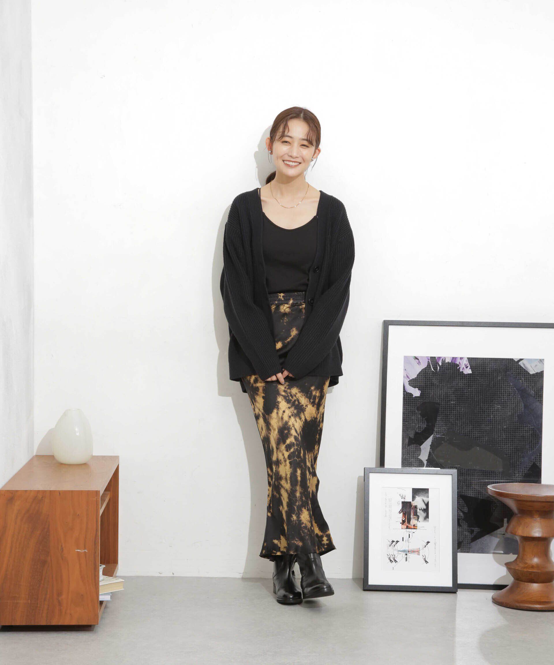 nano･universe「畦編Vネックカーディガン」|ニット・セーター|