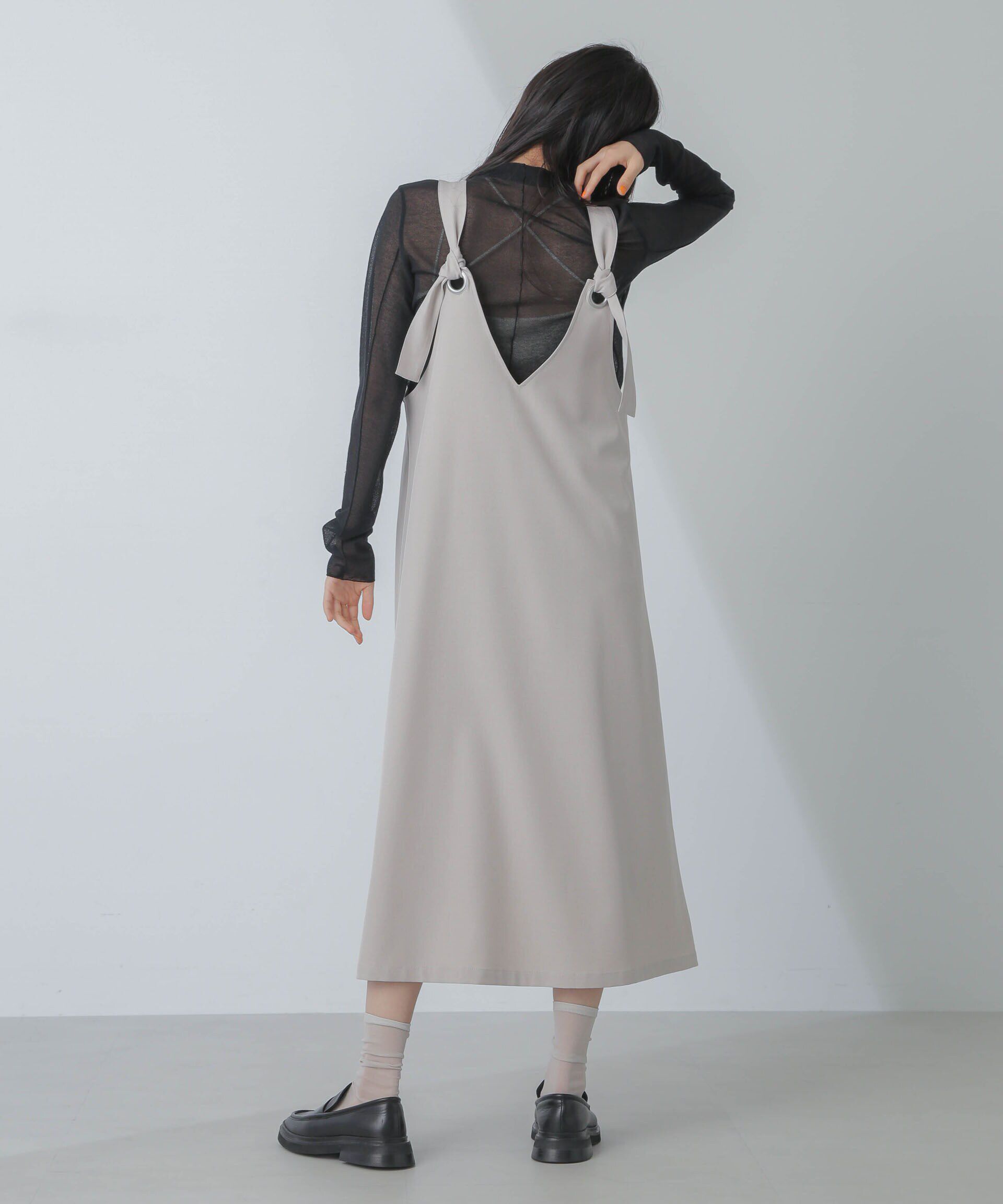 nano･universe「前後2wayベルトストラップワンピース」|ワンピース|