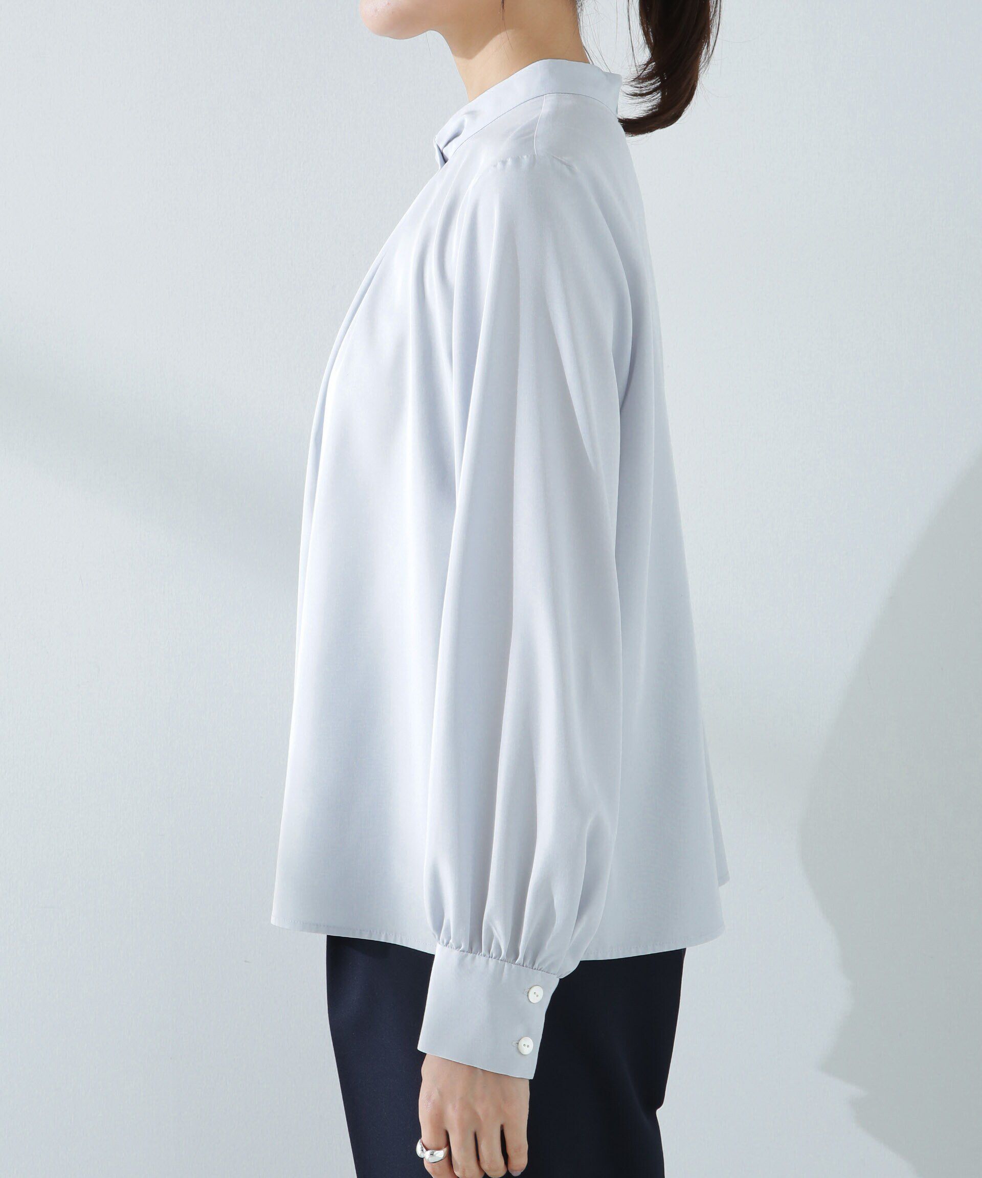 nano･universe「モダールピーチブラウス」|シャツ・ブラウス|