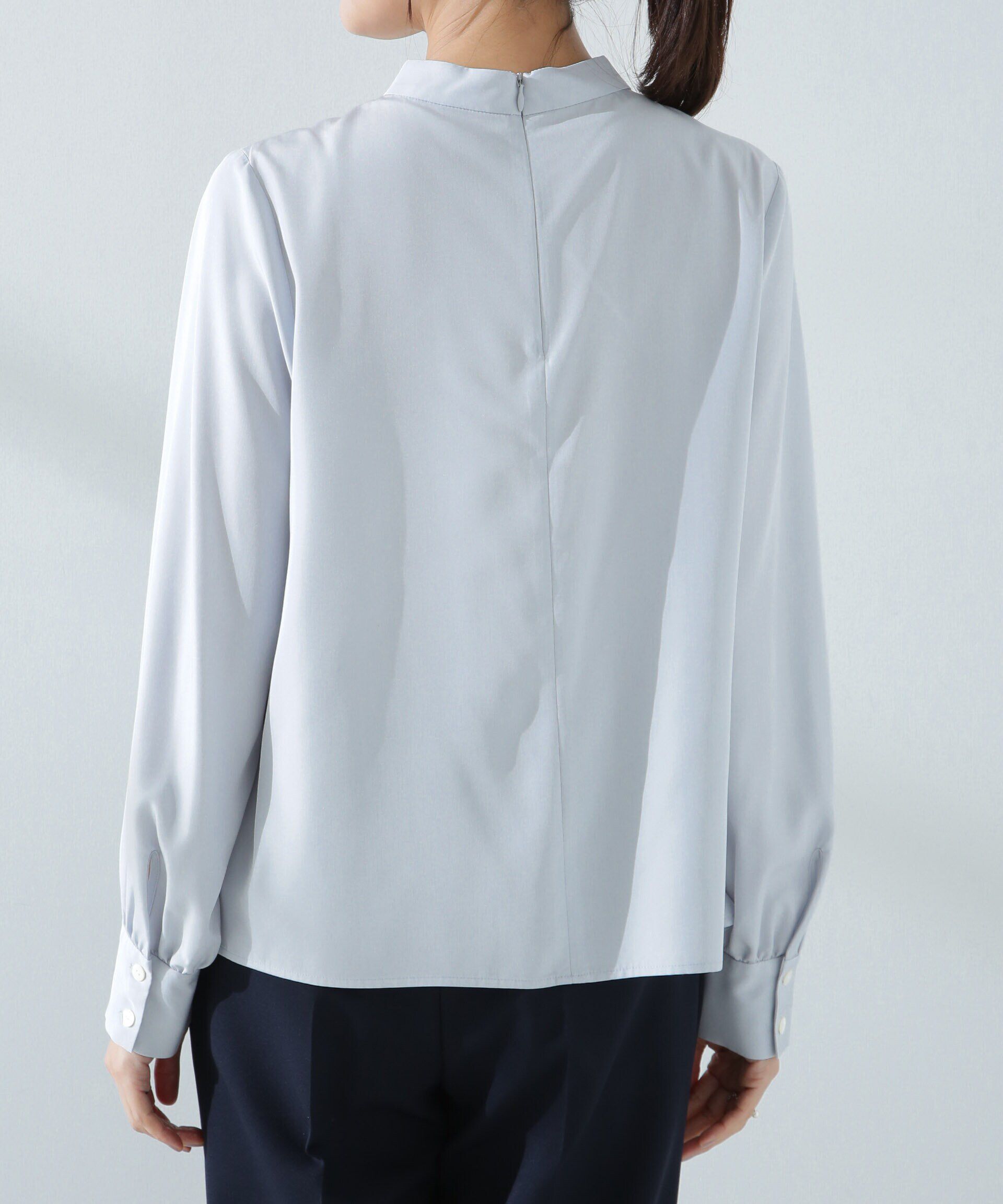 nano･universe「モダールピーチブラウス」|シャツ・ブラウス|