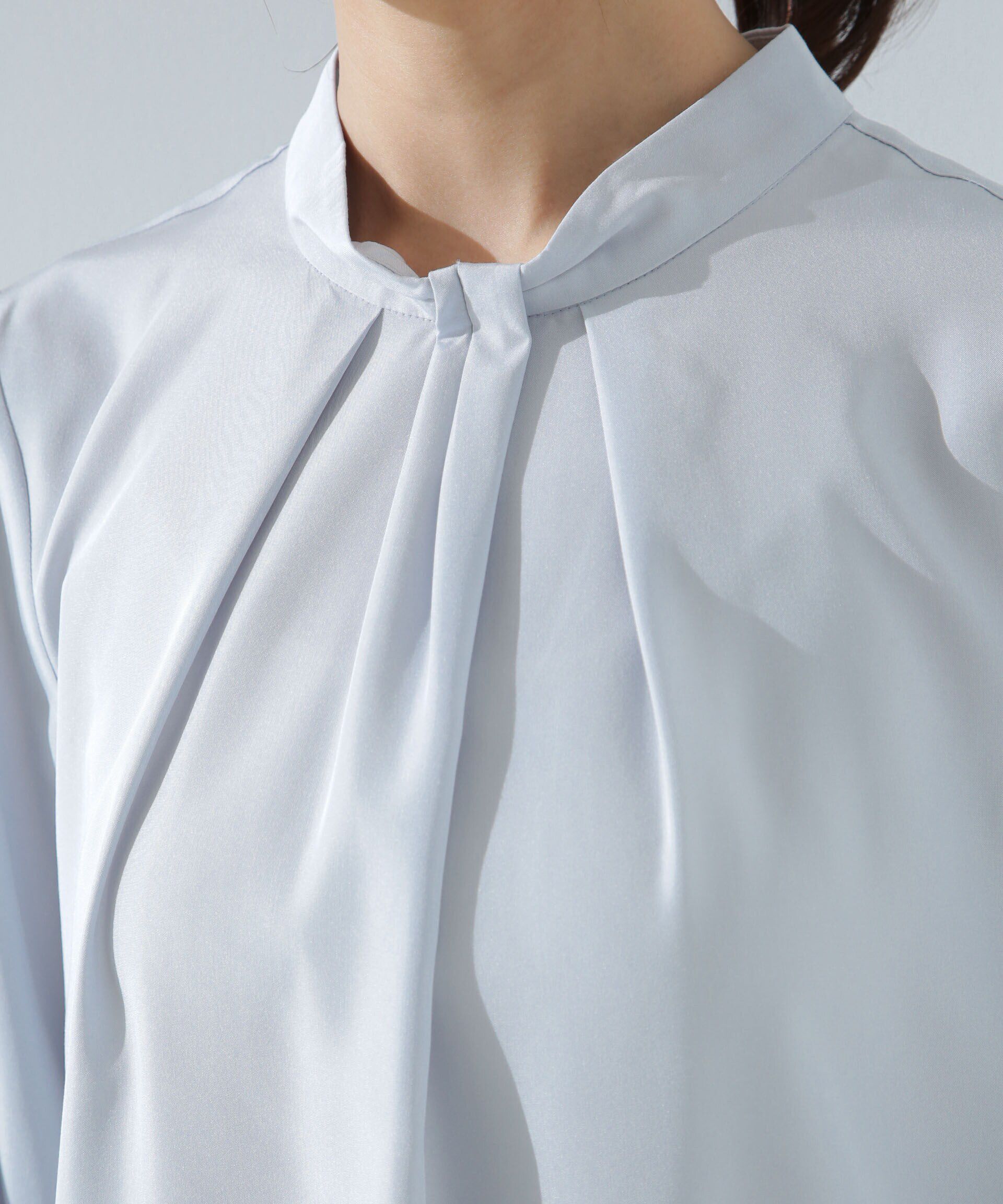 nano･universe「モダールピーチブラウス」|シャツ・ブラウス|