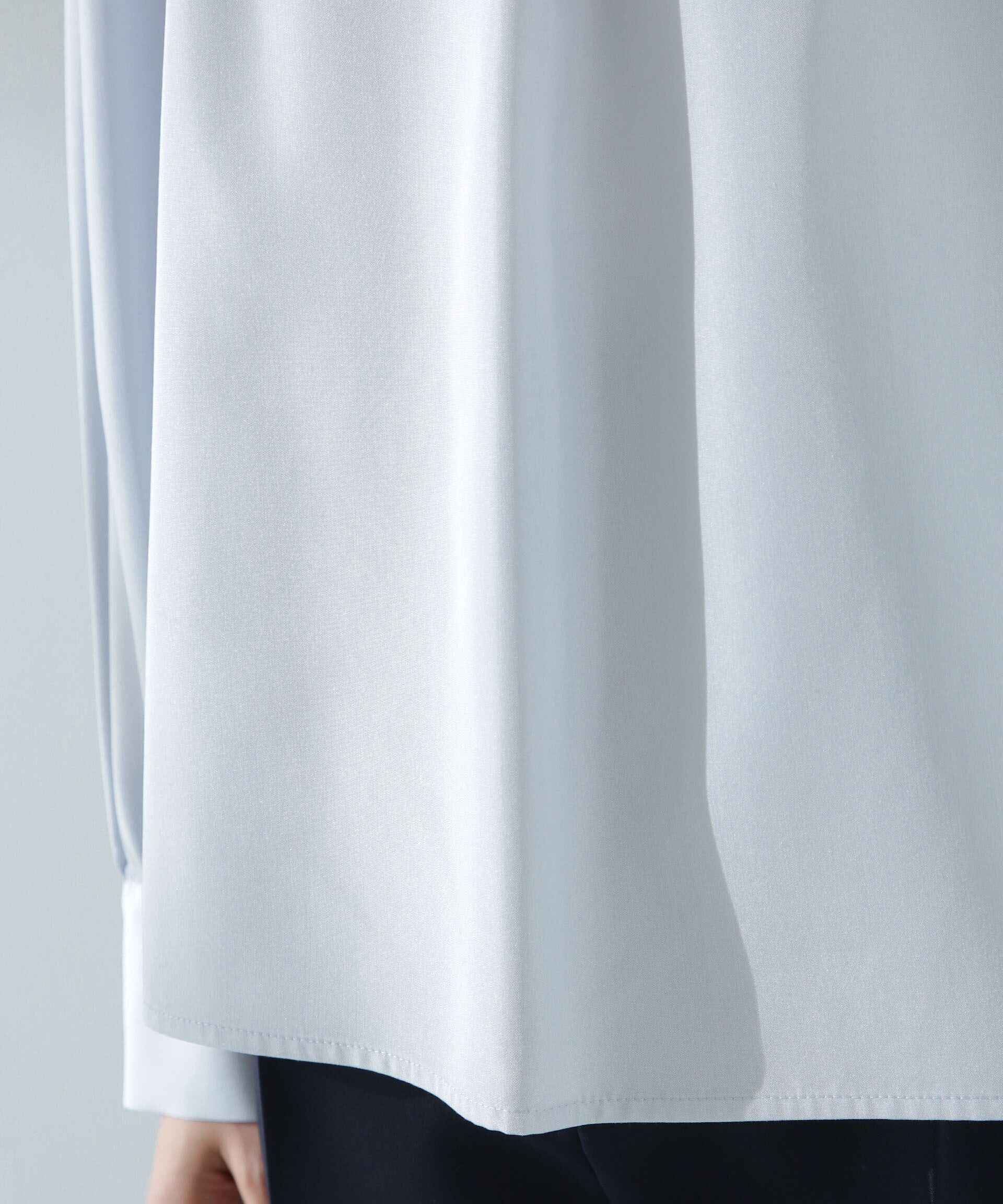 nano･universe「モダールピーチブラウス」|シャツ・ブラウス|