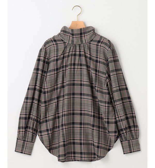 組曲「シアーツイルチェック ハイネックブラウス」|シャツ・ブラウス|