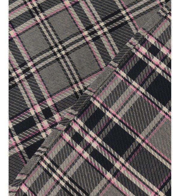 組曲「シアーツイルチェック ハイネックブラウス」|シャツ・ブラウス|